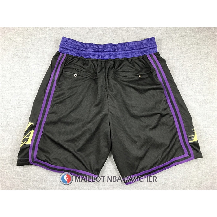 Short Los Angeles Lakers Ville Just Don 2023-24 Noir